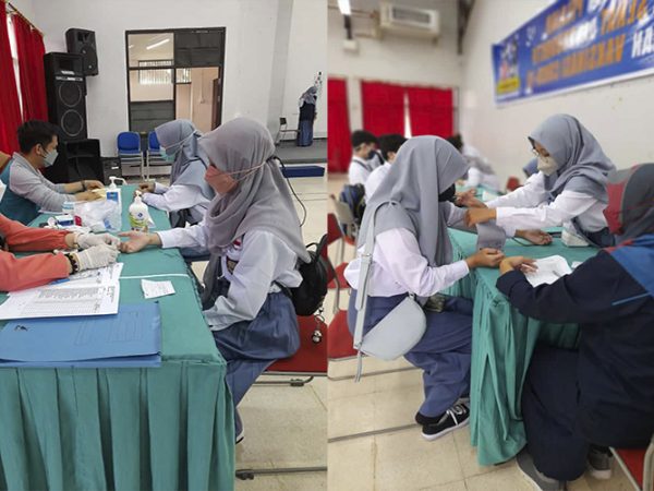 Penjaringan Kesehatan Siswa SMA Yayasan Pupuk Kaltim Tahun 2021