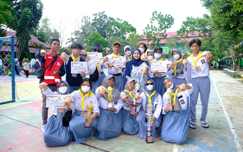 Tim PMR SMA YPK Raih Prestasi dalam Kemah Wira SMANDA XIII Tahun 2022